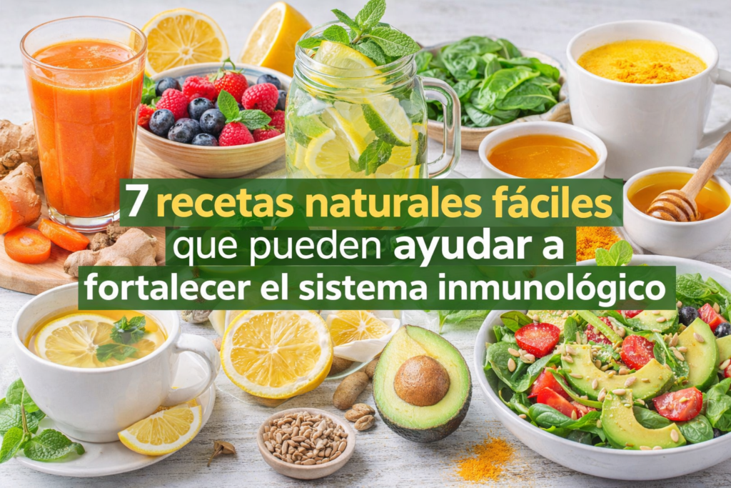 7 recetas naturales fáciles que pueden ayudar a fortalecer el sistema inmunológico