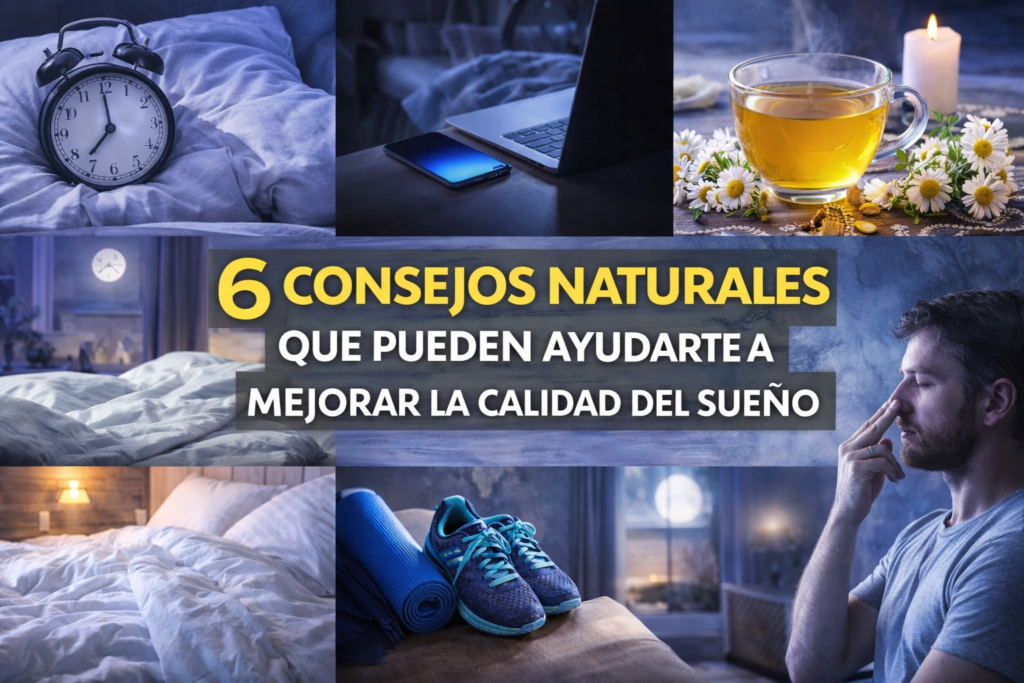 6 consejos naturales que pueden ayudarte a mejorar la calidad del sueño